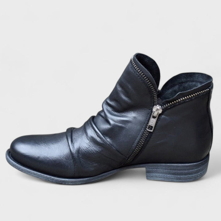 Valérie - Elegant Zip-Up Ankle Boots