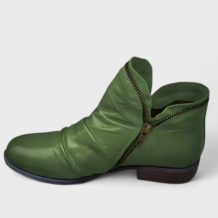 Valérie - Elegant Zip-Up Ankle Boots
