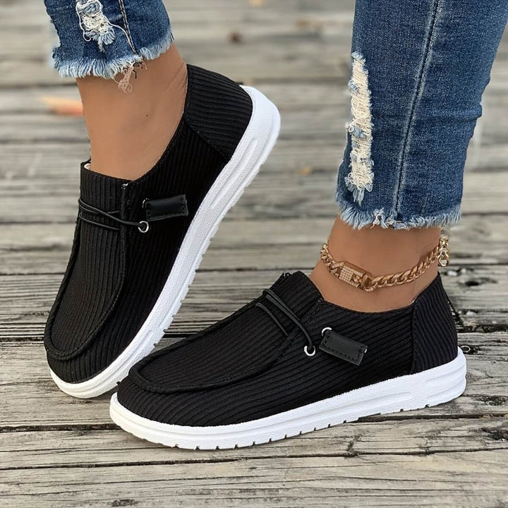 Alice Comfortable Canvas Loafer - Elena Harper