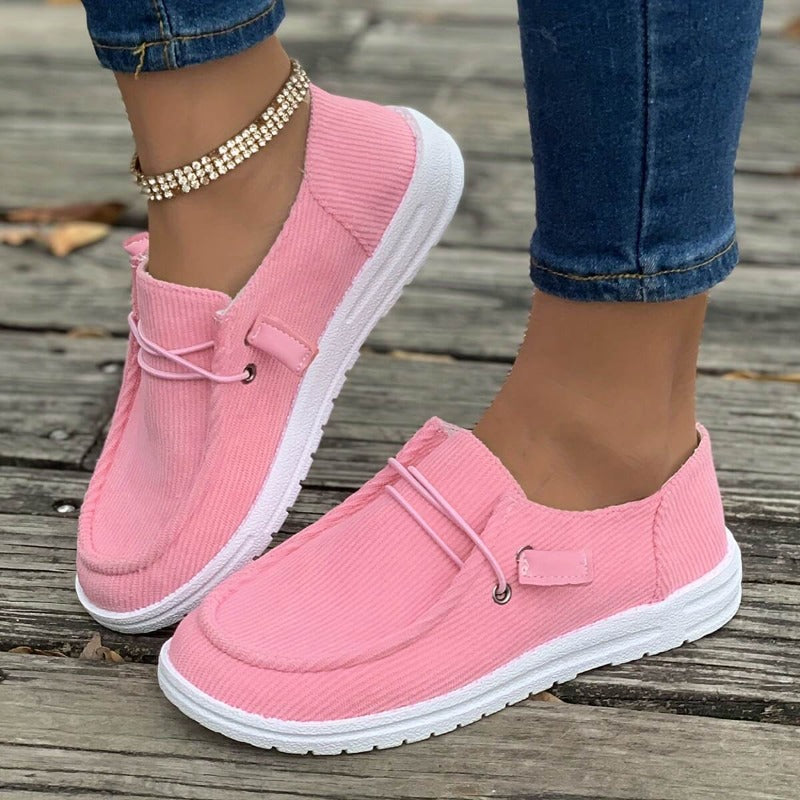Alice Comfortable Canvas Loafer, view 5 - Elena Harper