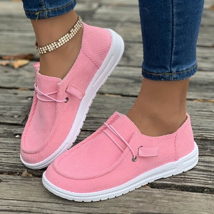 Alice Comfortable Canvas Loafer, view 5 - Elena Harper