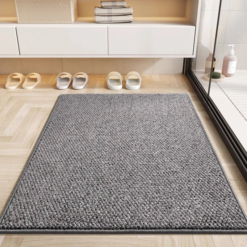 Absorbent Door Mat with Non-Slip Bottom – Geometric Pattern