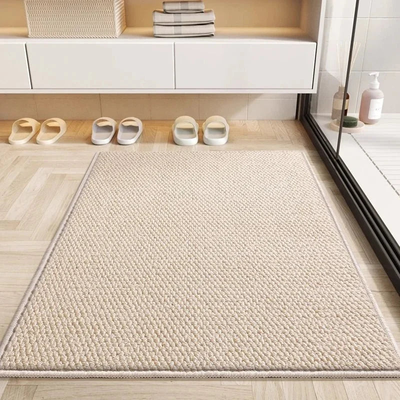 Absorbent Door Mat with Non-Slip Bottom – Geometric Pattern