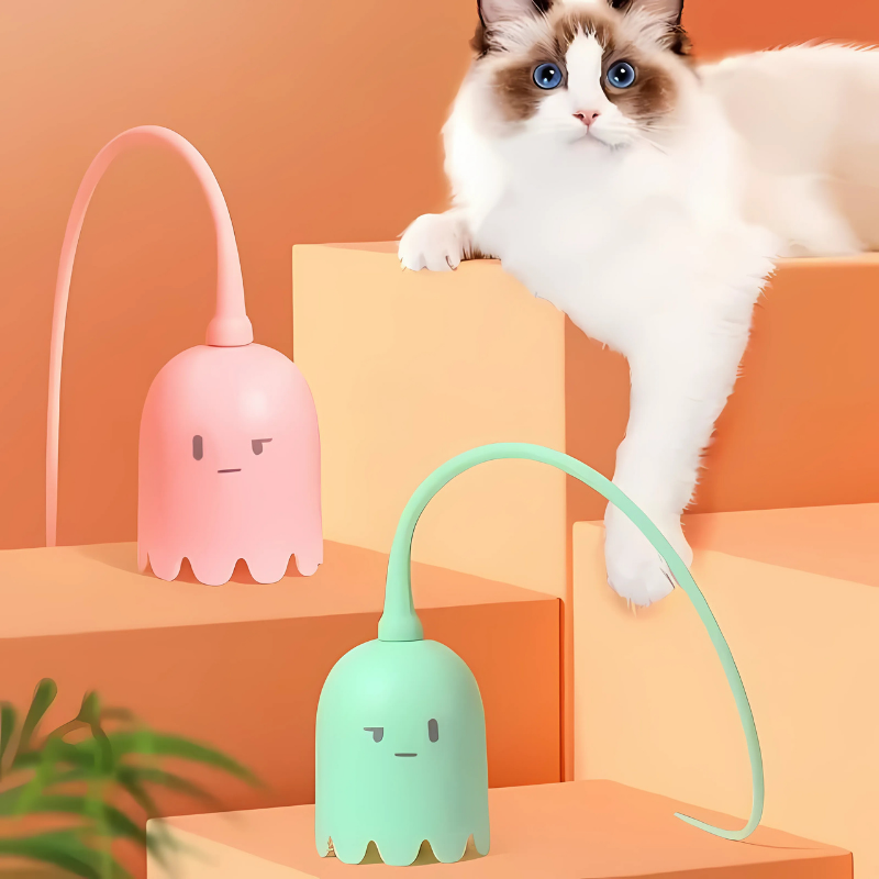 Interactive Cat Tail Toy for Endless Feline Fun