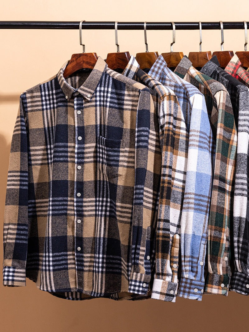 LAURENT MONACO | MODERN CHECKED SHIRT FOR MEN