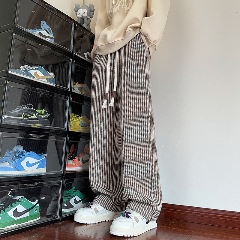 VEDA – HERRINGBONE SWEATPANTS