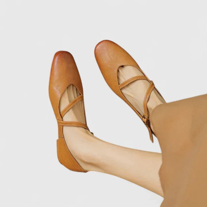MARGARET – ELEGANT STRAP BALLET FLATS