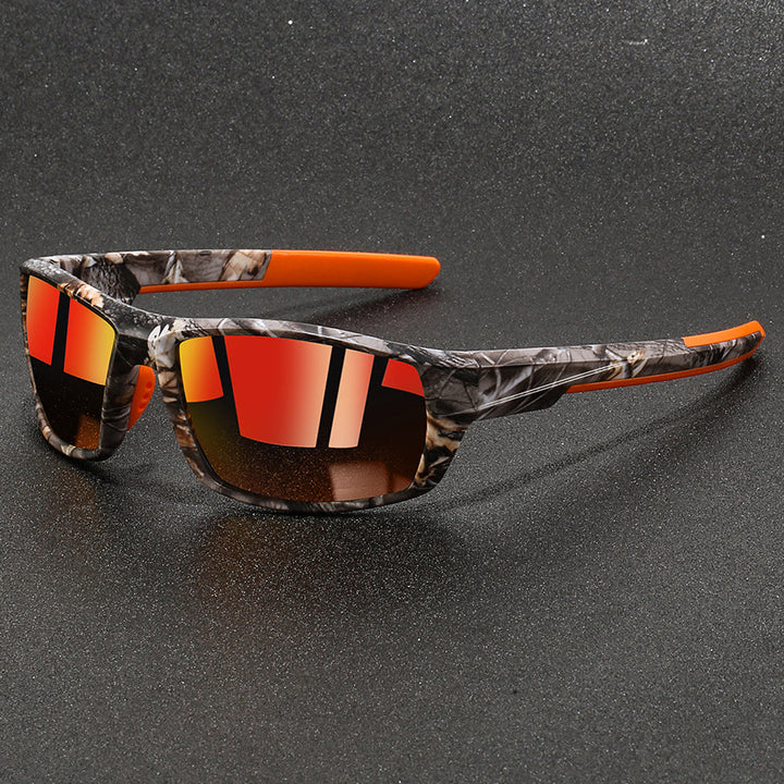 Unisex Sunglasses Camouflage Frame with Polarized Lenses
