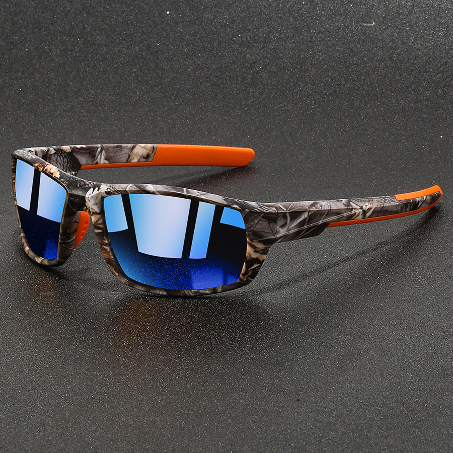 Unisex Sunglasses Camouflage Frame with Polarized Lenses