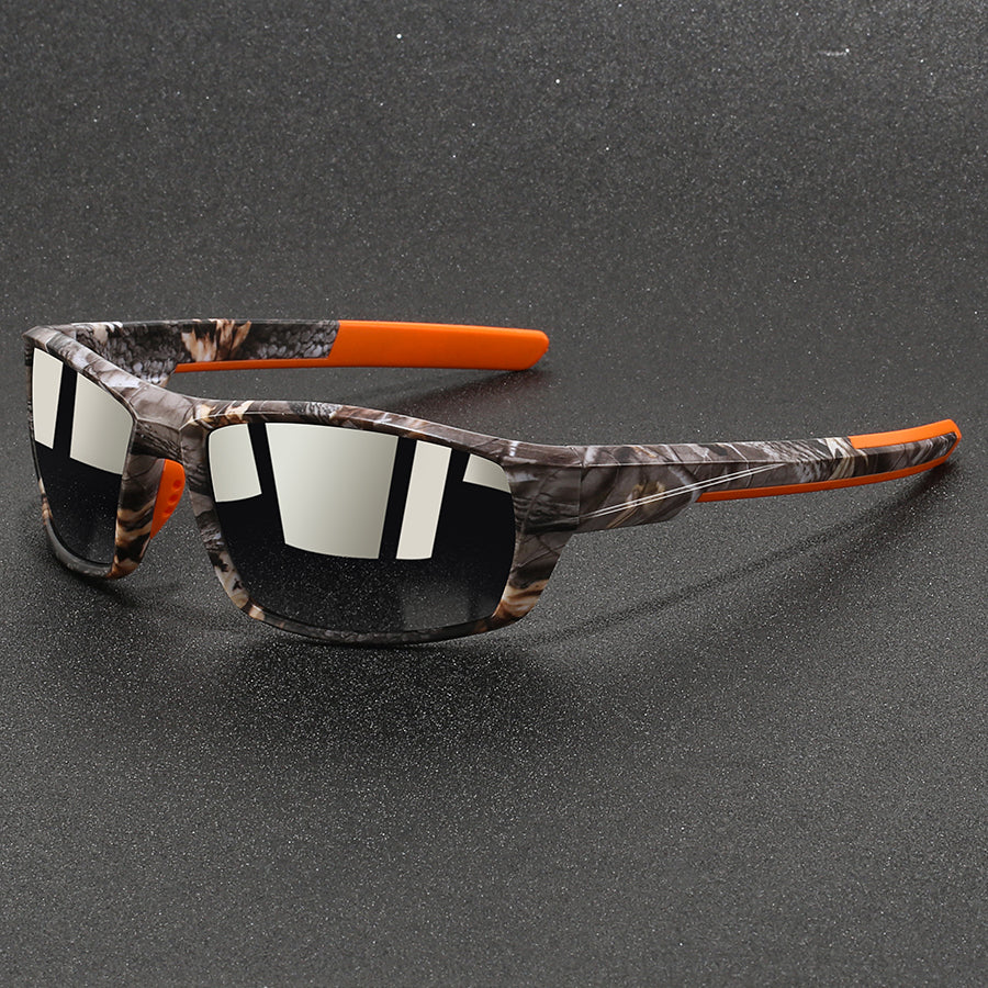 Unisex Sunglasses Camouflage Frame with Polarized Lenses