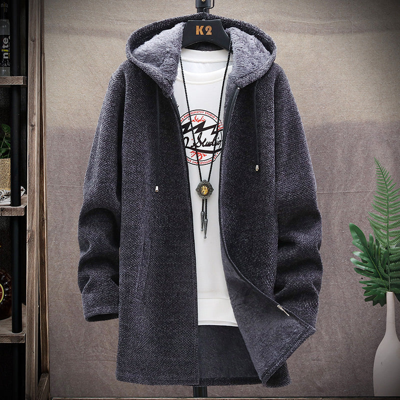 AIDEN – COZY FLEECE-LINED HOODED JACKET