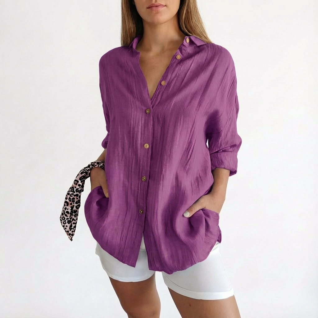 Mariah | Women's Oversized Button-Up Shirt