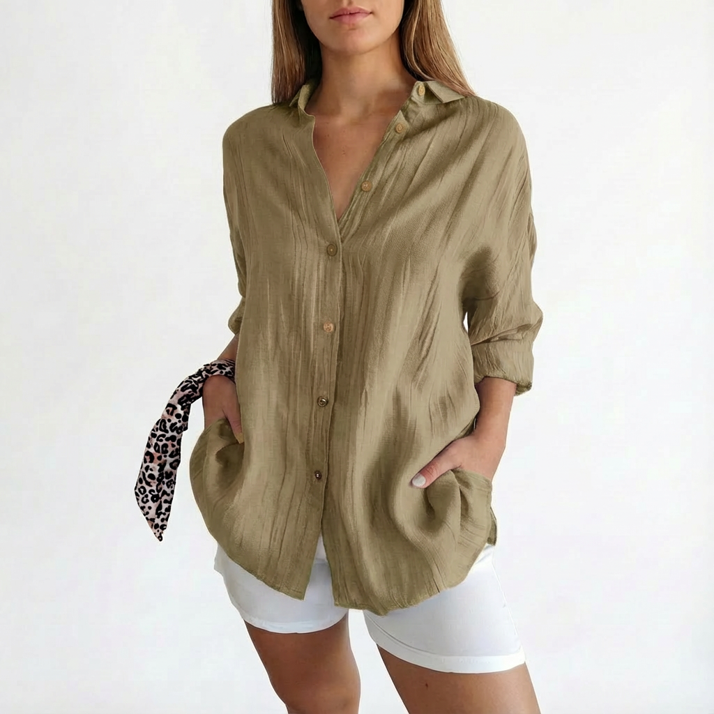 Mariah | Women's Oversized Button-Up Shirt