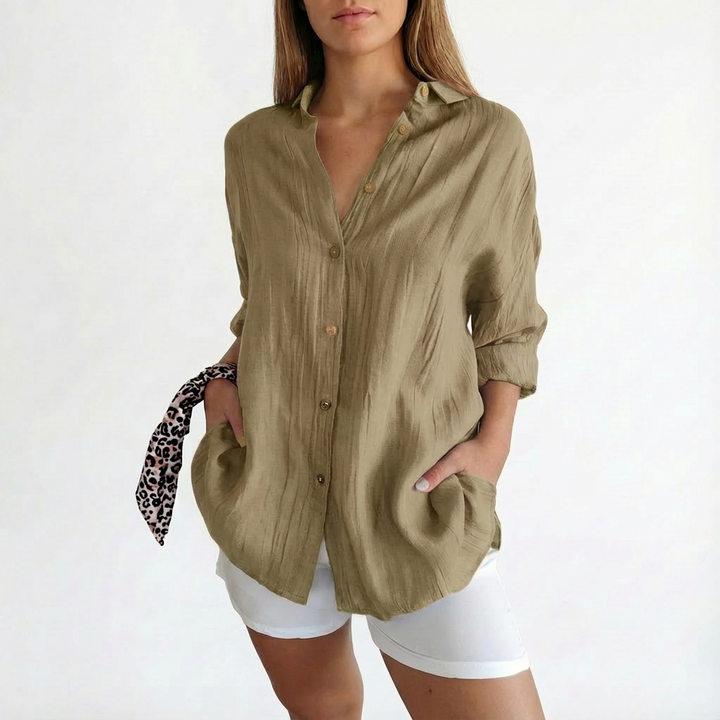 Mariah | Women's Oversized Button-Up Shirt