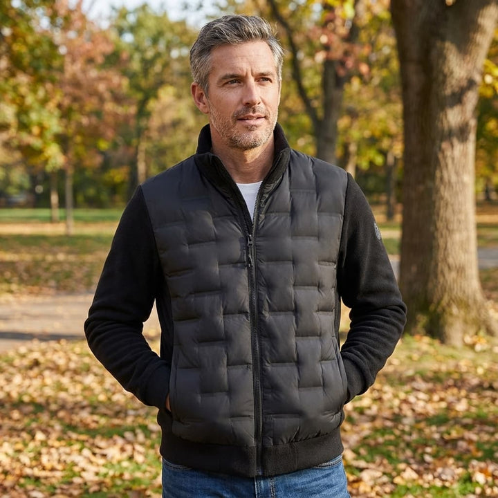 LAURENT MONACO | ELEGANT QUILTED WINTER JACKET FOR MEN