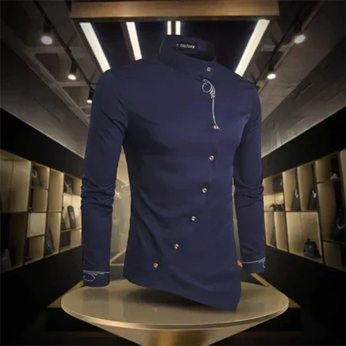 LAURENT MONACO | RETRO COLLAR SHIRT FOR MEN