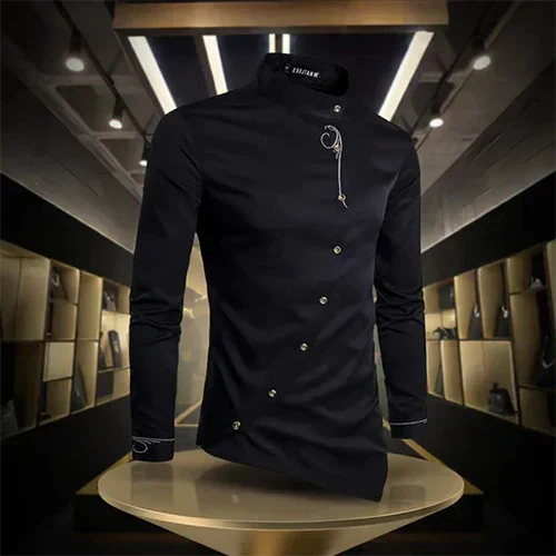LAURENT MONACO | RETRO COLLAR SHIRT FOR MEN