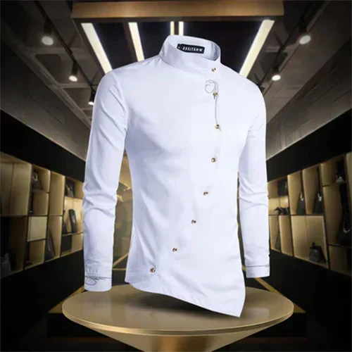 LAURENT MONACO | RETRO COLLAR SHIRT FOR MEN