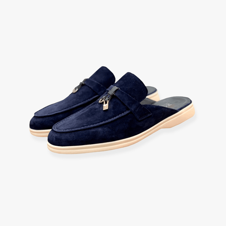 Women's Suede Mule Loafers