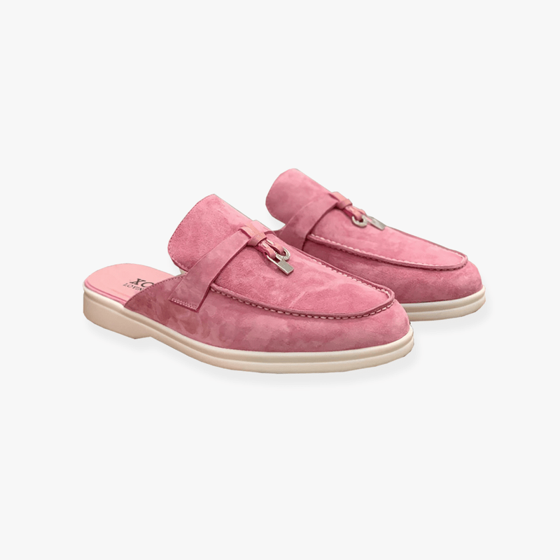 Women's Suede Mule Loafers