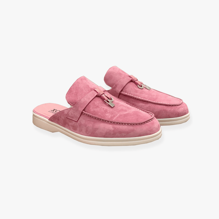 Women's Suede Mule Loafers