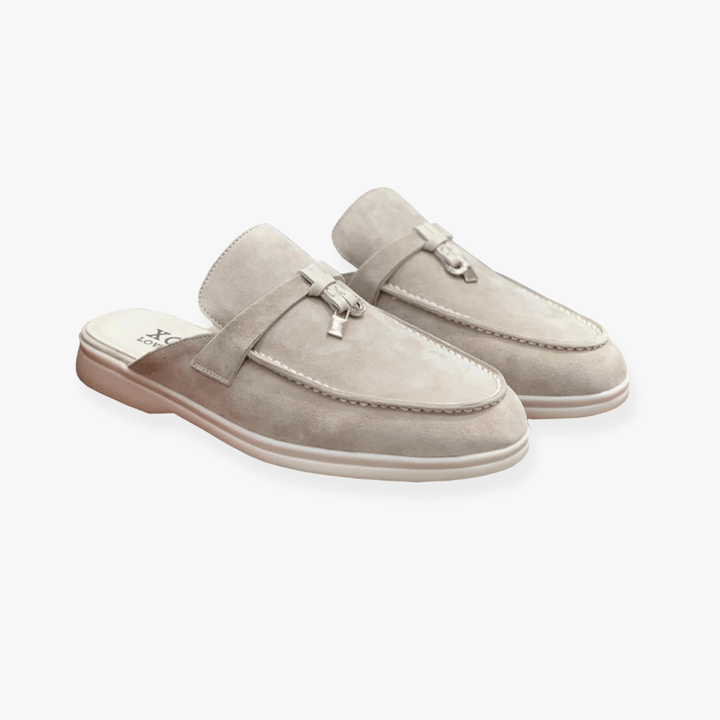 Women's Suede Mule Loafers