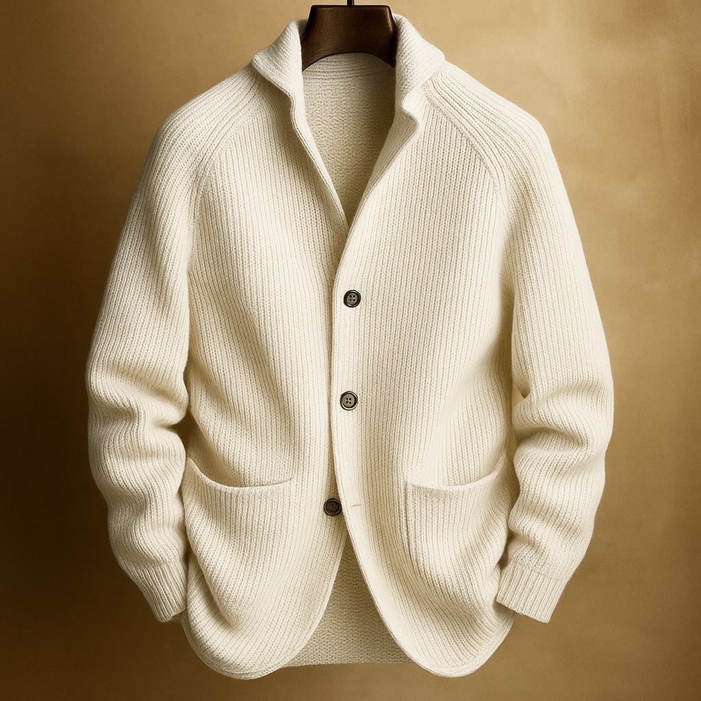 LAURENT MONACO | CORDUROY KNIT BLAZER FOR MEN