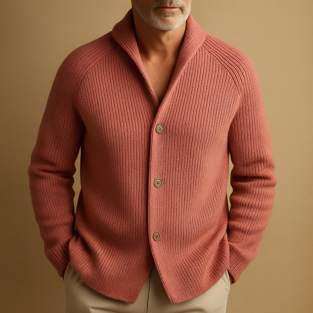 LAURENT MONACO | CORDUROY KNIT BLAZER FOR MEN