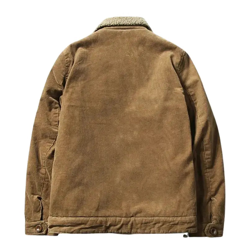 Harrington Oxford Men’s Corduroy Trucker Jacket, view 4 - Elena Harper