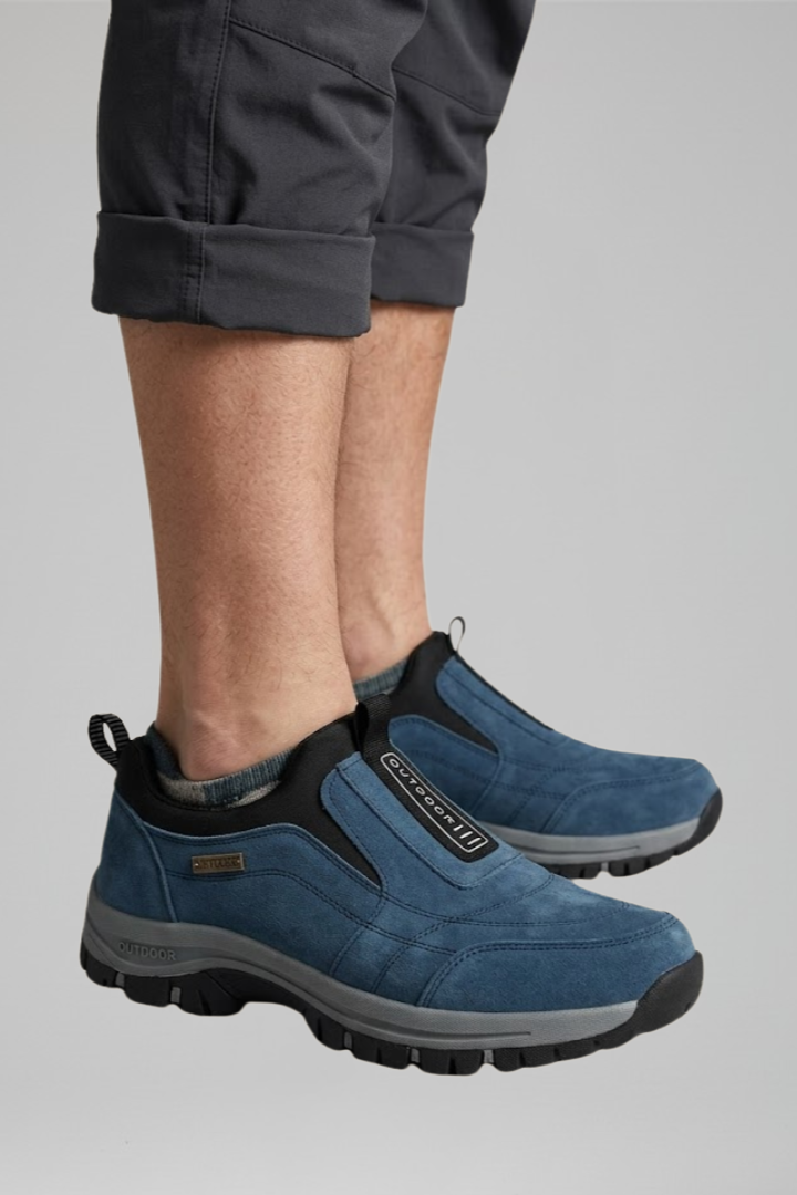 Men's Orthopedic Slip-On Walking Shoes with Slip-On Design for All-Day Comfort
