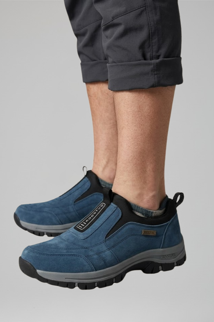 Men's Orthopedic Slip-On Walking Shoes with Slip-On Design for All-Day Comfort