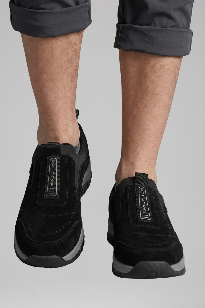 Men's Orthopedic Slip-On Walking Shoes with Slip-On Design for All-Day Comfort