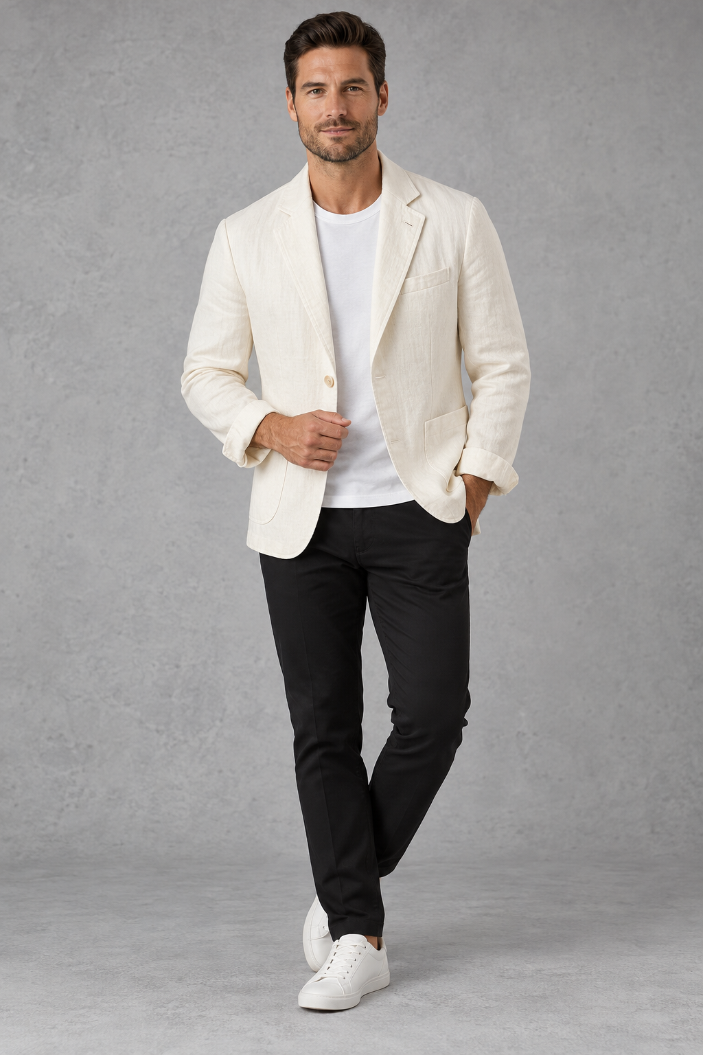 Men's Slim-Fit Blazer – Lightweight Tailoring & Modern Smart-Casual Style
