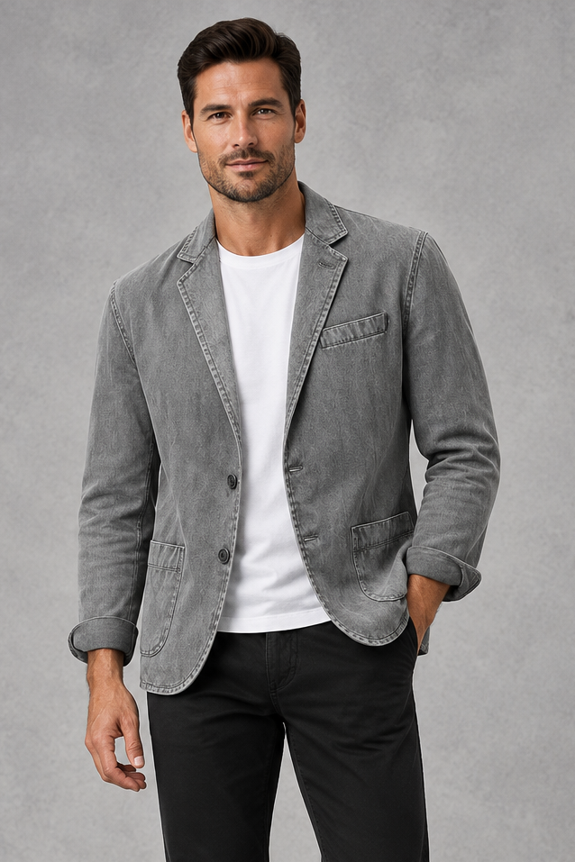 Men's Slim-Fit Blazer – Lightweight Tailoring & Modern Smart-Casual Style