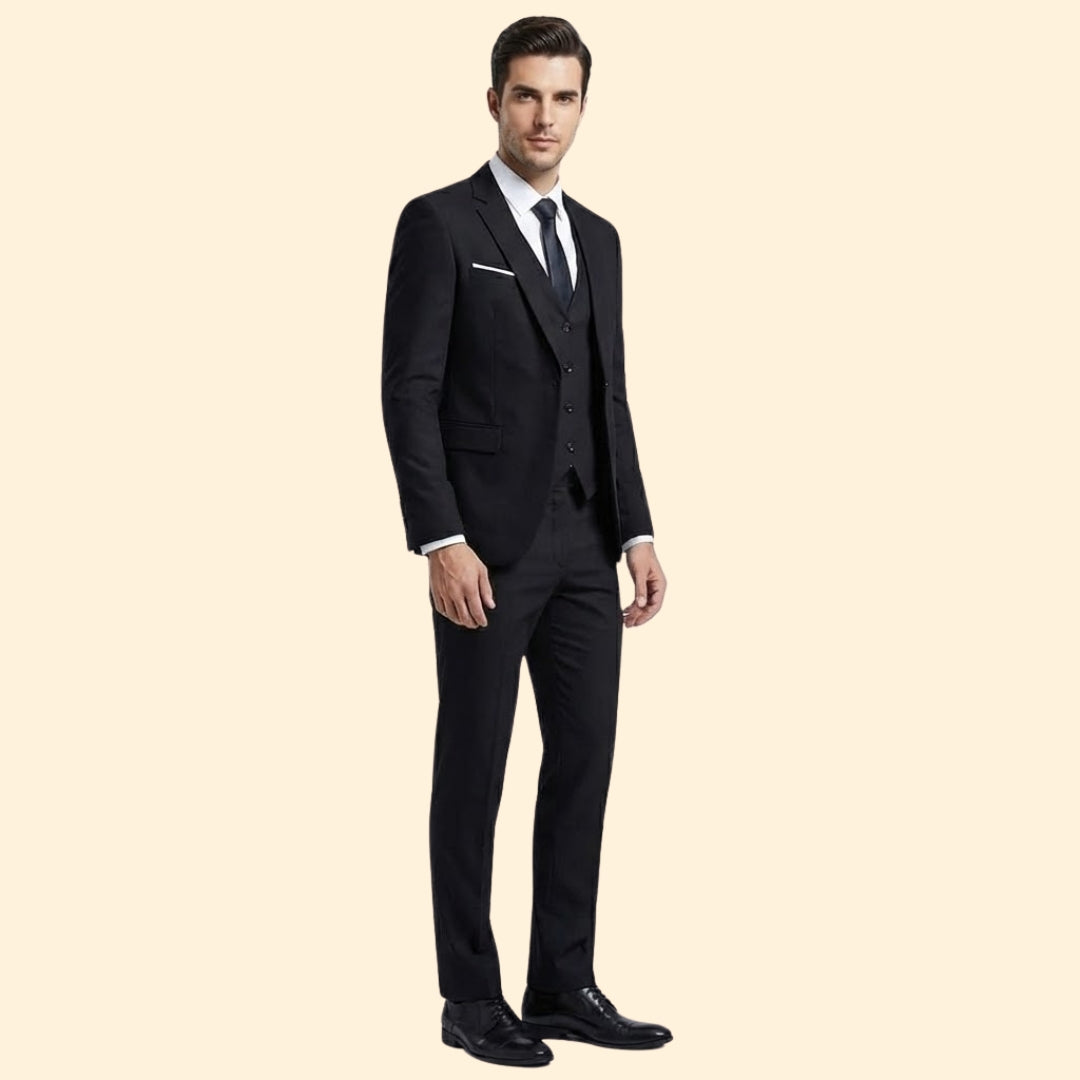 Three-Piece Suit – Blazer, Vest, and Trousers