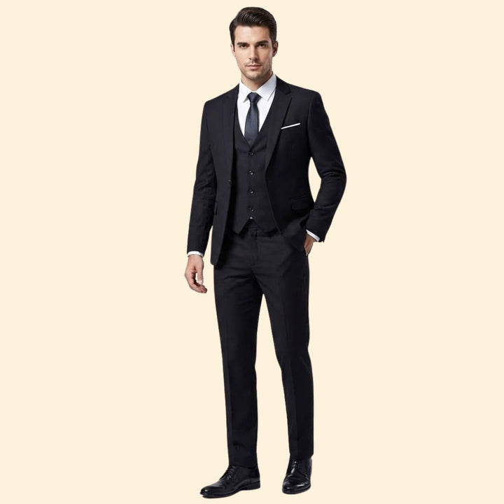 Three-Piece Suit – Blazer, Vest, and Trousers