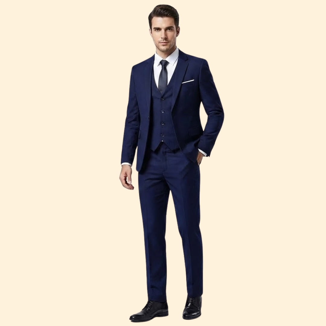 Three-Piece Suit – Blazer, Vest, and Trousers