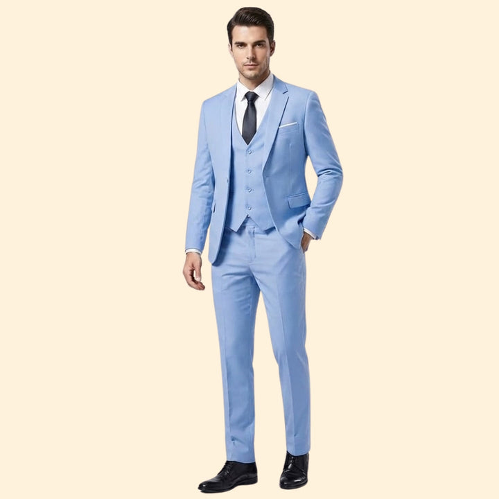 Three-Piece Suit – Blazer, Vest, and Trousers