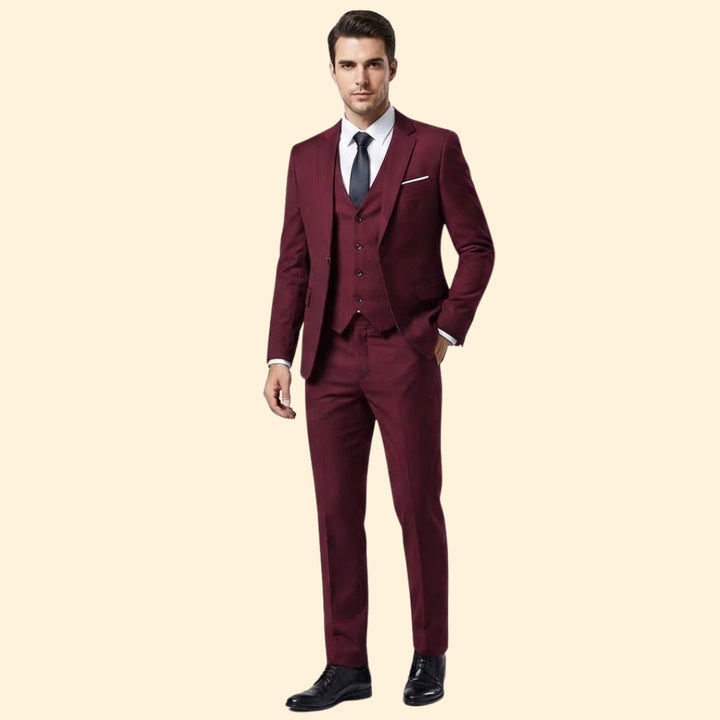 Three-Piece Suit – Blazer, Vest, and Trousers