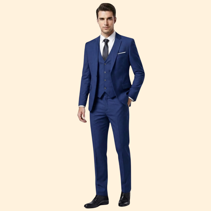 Three-Piece Suit – Blazer, Vest, and Trousers