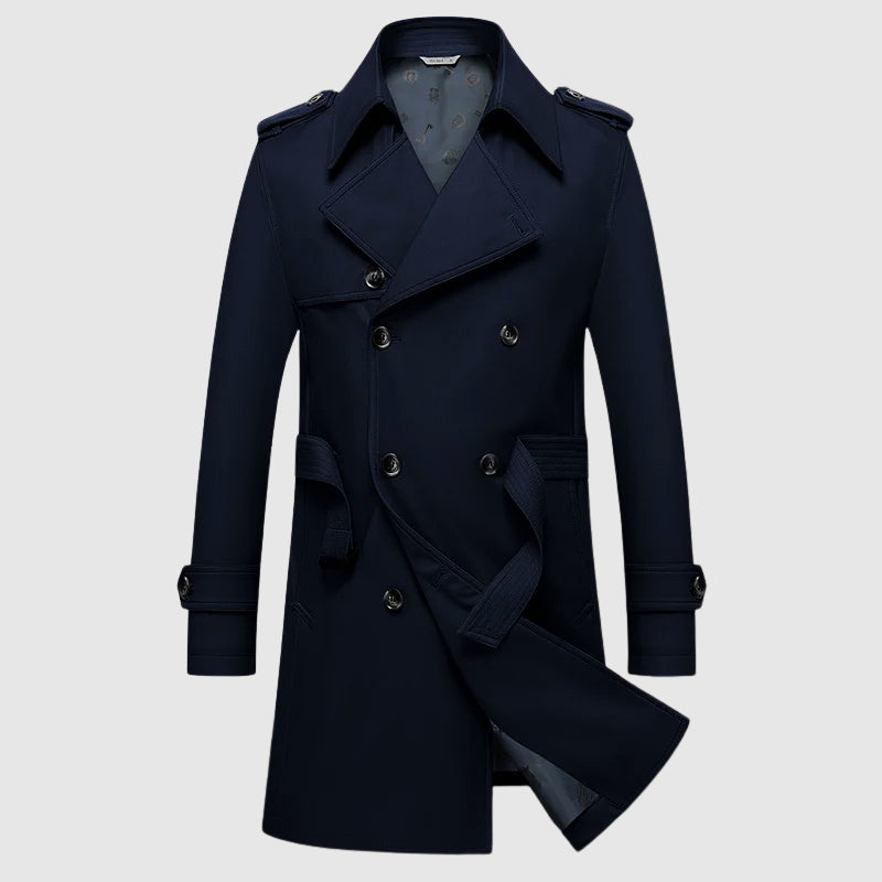 LAURENT MONACO | DOUBLE-BREASTED TRENCH COAT