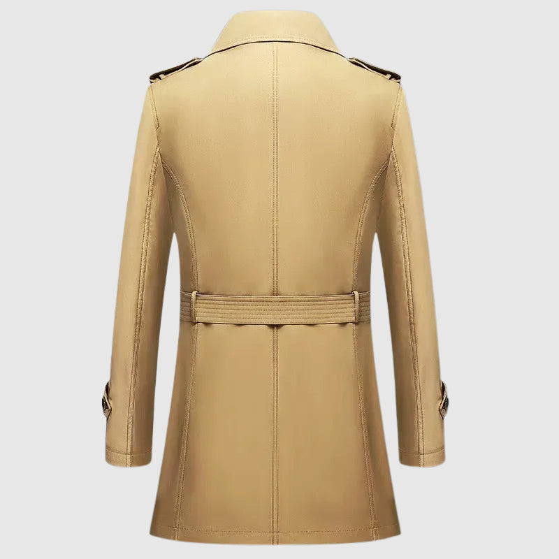 LAURENT MONACO | DOUBLE-BREASTED TRENCH COAT