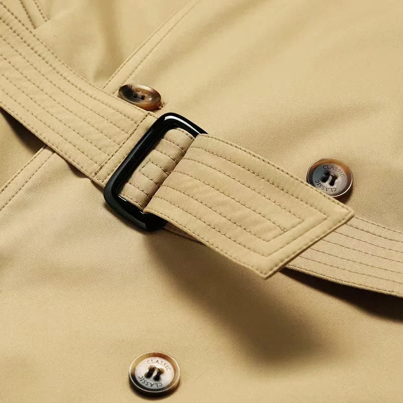 LAURENT MONACO | DOUBLE-BREASTED TRENCH COAT