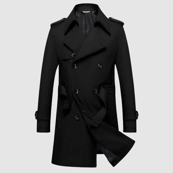 LAURENT MONACO | DOUBLE-BREASTED TRENCH COAT