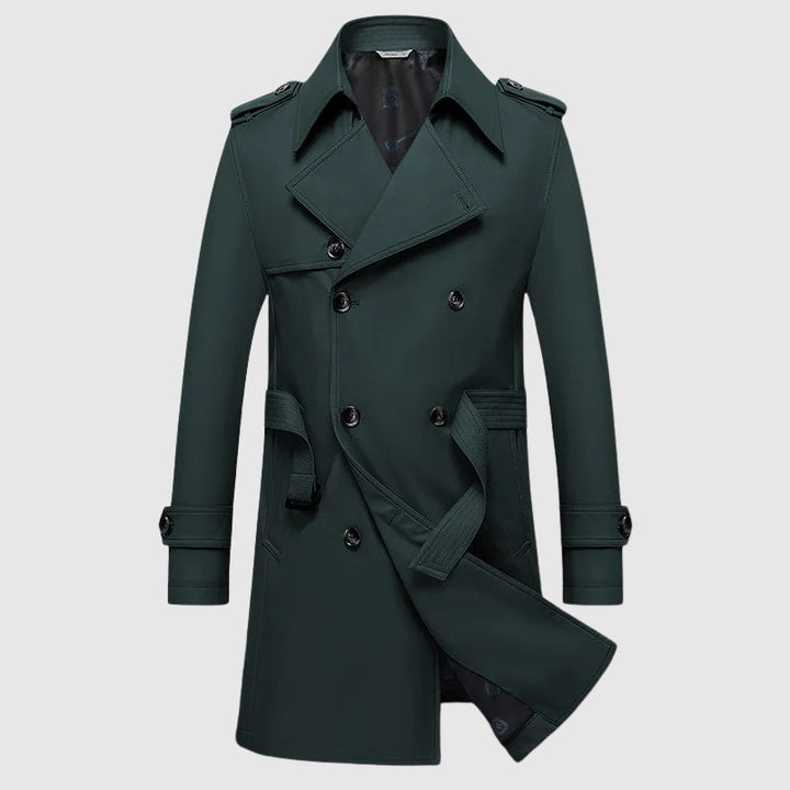 LAURENT MONACO | DOUBLE-BREASTED TRENCH COAT