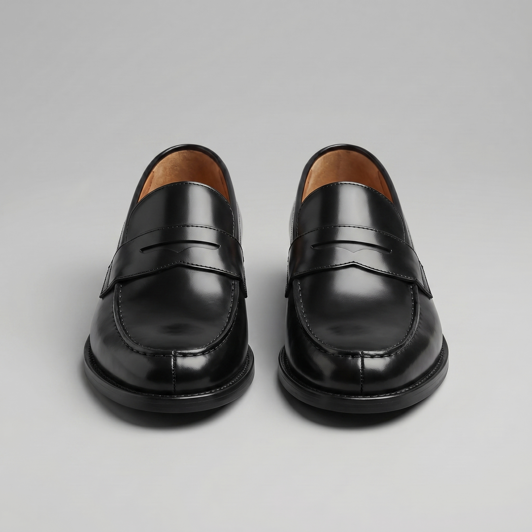 Montarello Men's Moccasins, Faux Leather, with Tassels