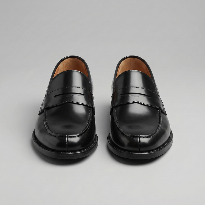 Montarello Men's Moccasins, Faux Leather, with Tassels