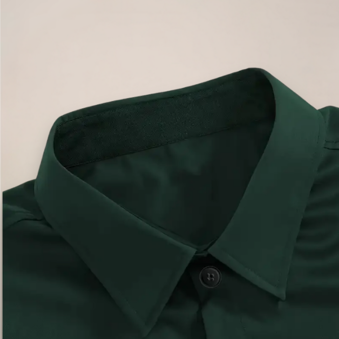 Men's Slim Fit Shirt – With Buttons, Suitable for Work and Everyday Use