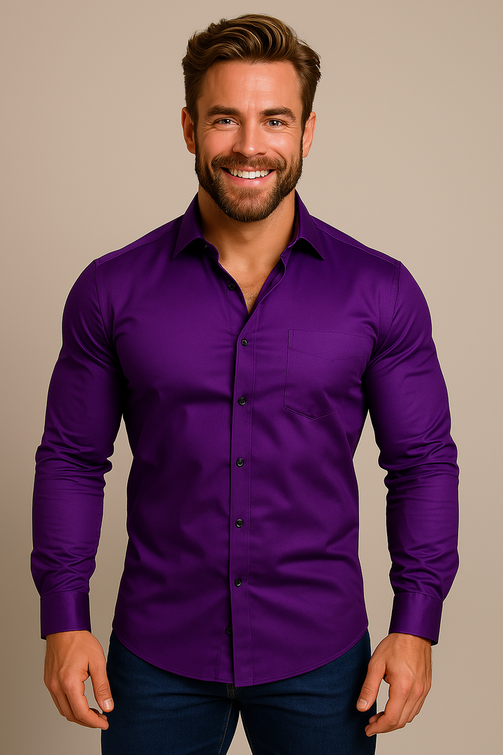 LAURENT MONACO | STRETCH SHIRT FOR MEN