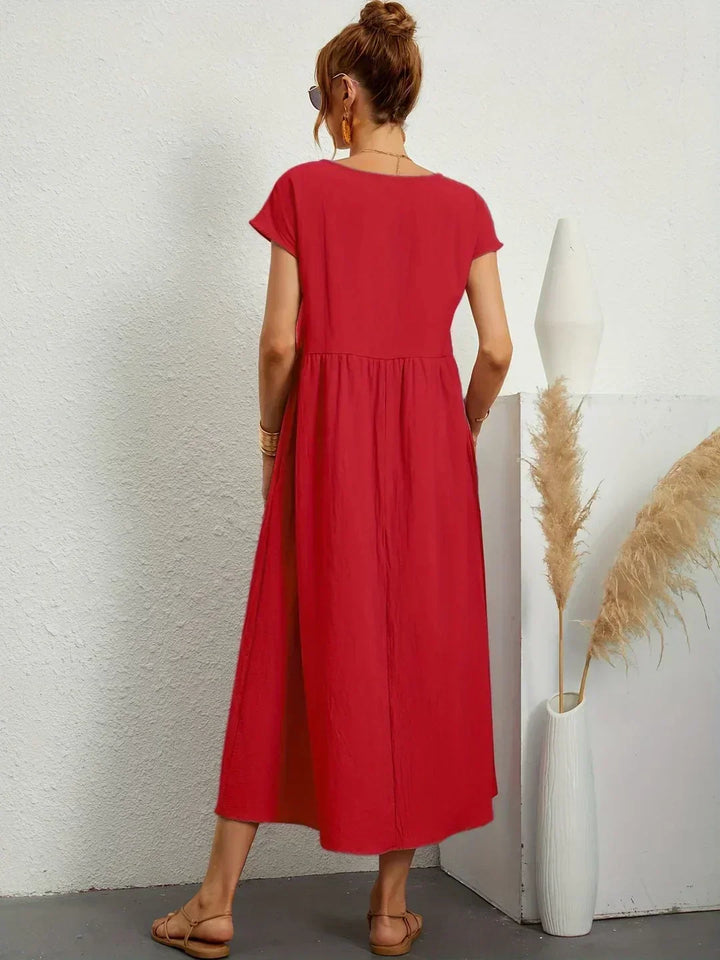 Women's Casual Elegant Dress Effortless Style & Comfort, view 2 - Elena Harper